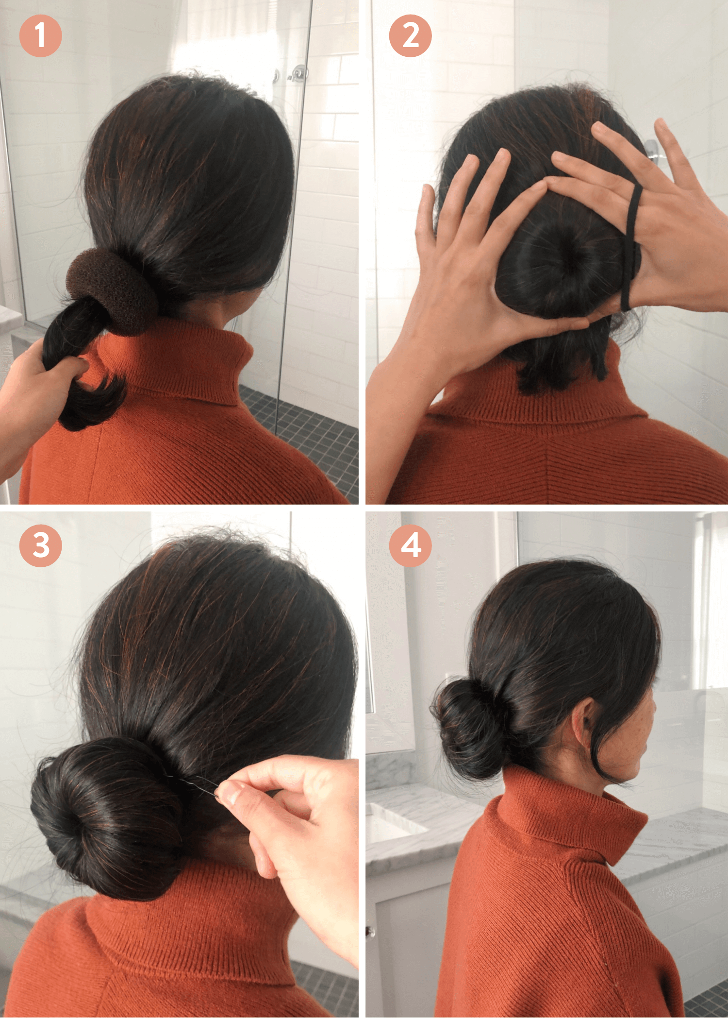 Detail How To Do A Ballet Bun With A Donut Nomer 7