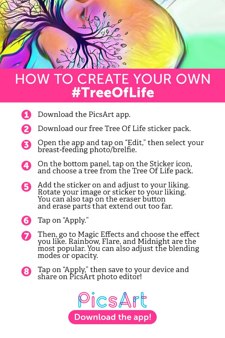 Detail How To Do Tree Of Life On Picsart Nomer 8