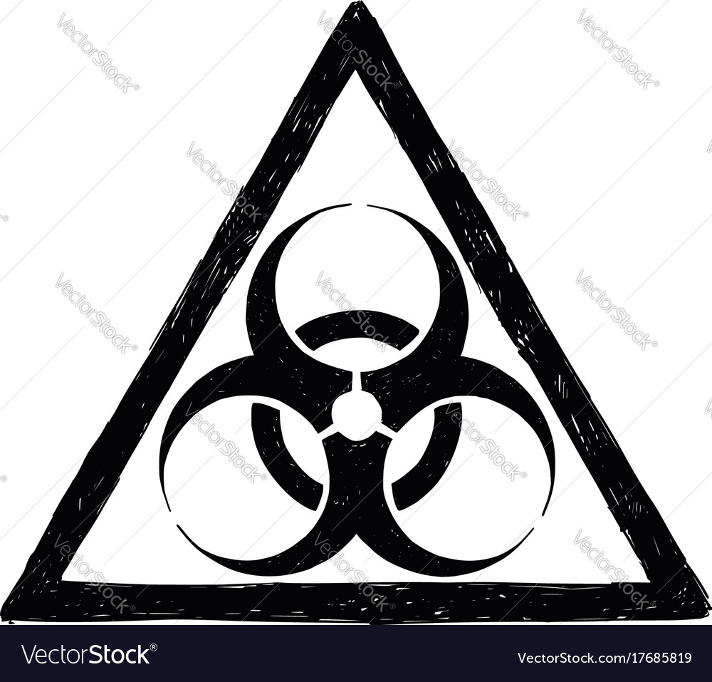 Detail How To Draw A Biohazard Sign Koleksi Nomer 19