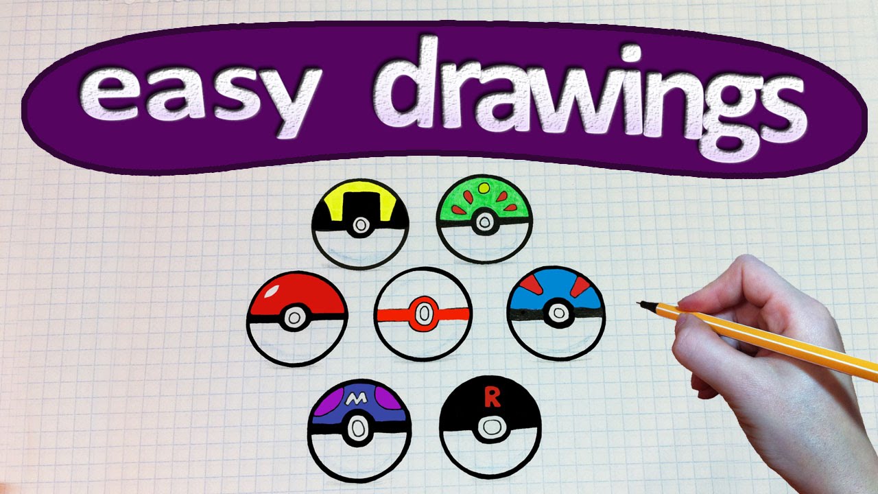 Detail How To Draw A Poke Ball Nomer 8