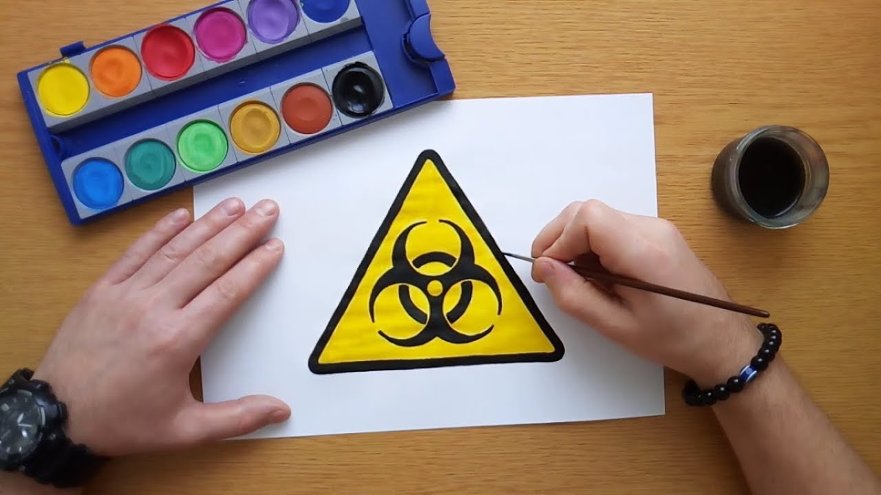 Detail How To Draw A Toxic Symbol Nomer 5