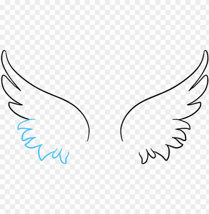 Detail How To Draw Angel Wings Nomer 21