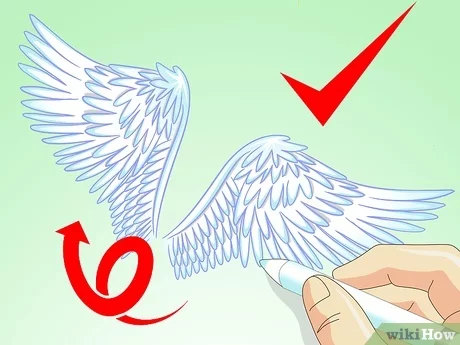 Detail How To Draw Angel Wings Nomer 28
