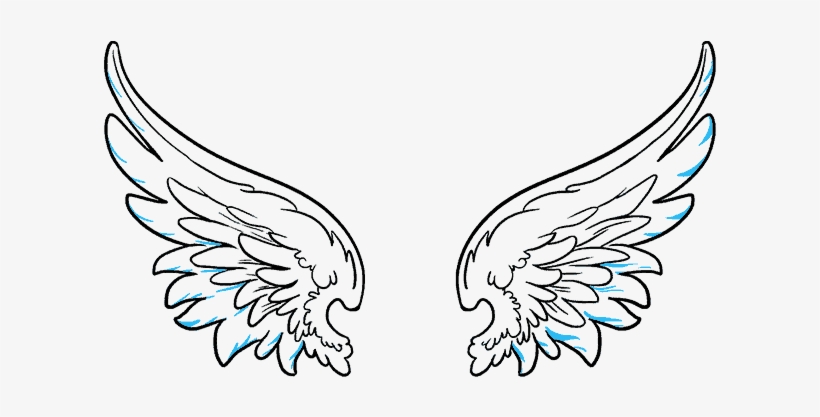 Detail How To Draw Anime Angel Wings Nomer 12