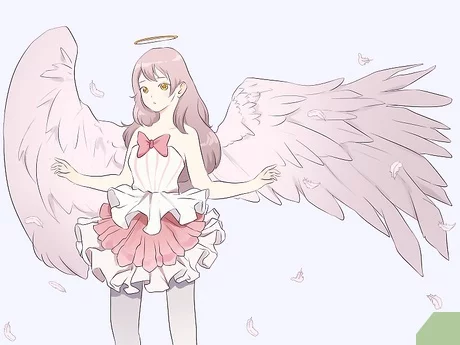 Detail How To Draw Anime Angel Wings Nomer 14