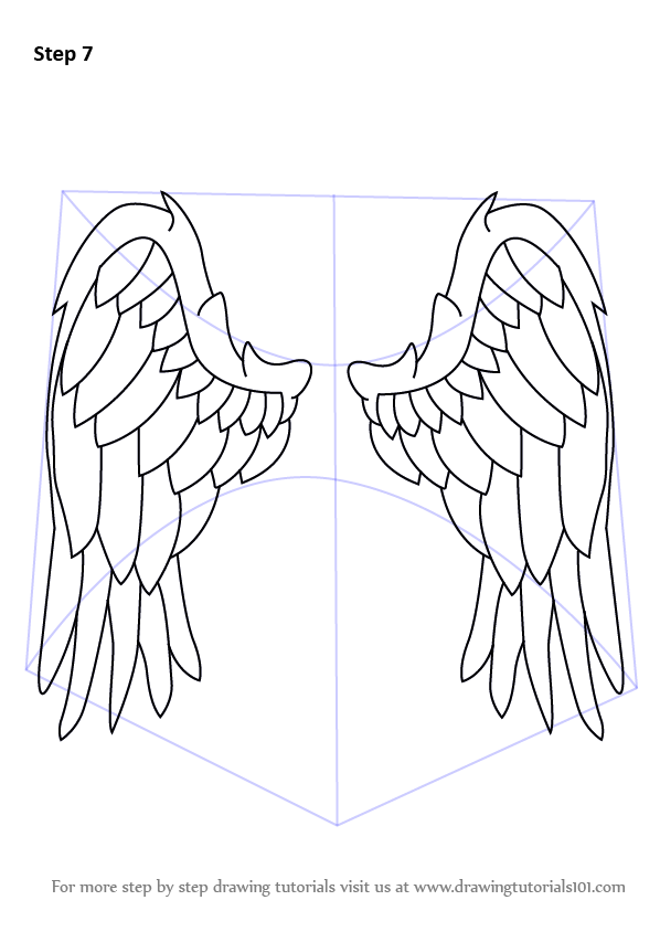 Detail How To Draw Anime Angel Wings Nomer 19
