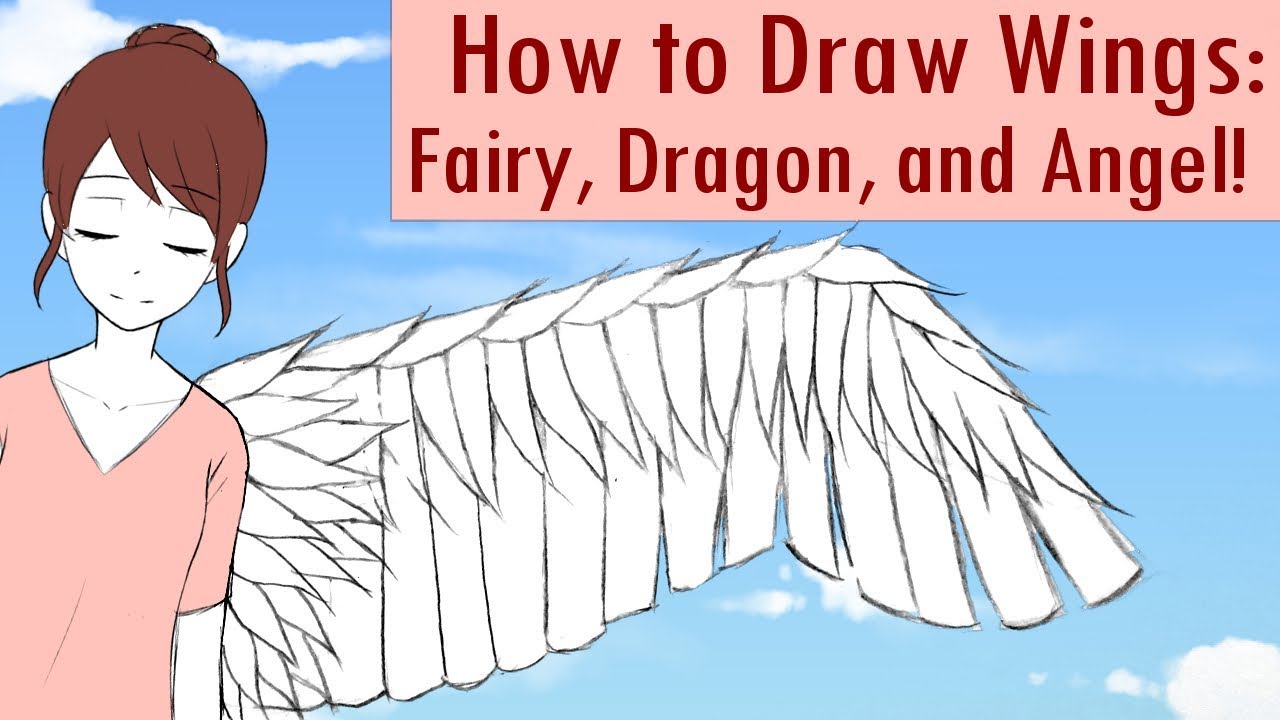 Detail How To Draw Anime Angel Wings Nomer 20