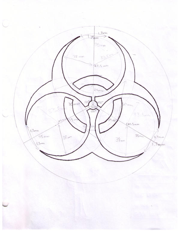 Detail How To Draw Biohazard Symbol Koleksi Nomer 10