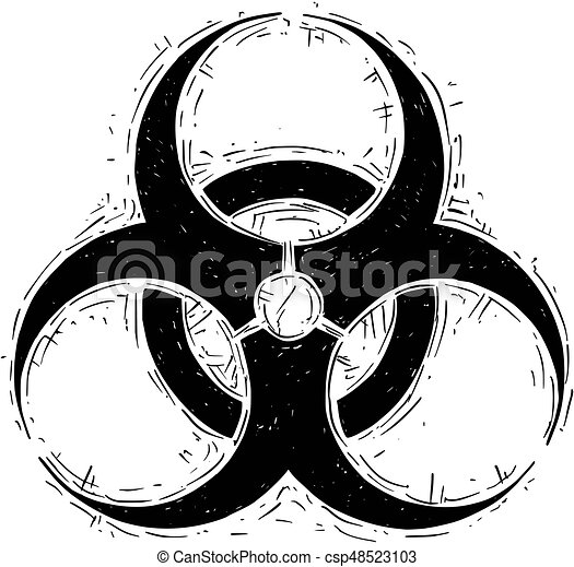 Detail How To Draw Biohazard Symbol Nomer 36