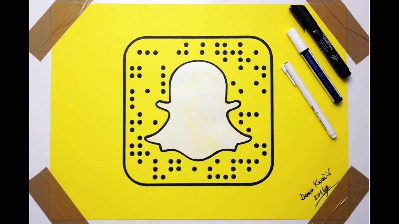 Detail How To Draw Snapchat Logo Nomer 6