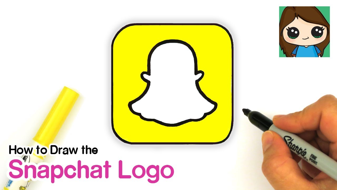 How To Draw The Snapchat Logo - KibrisPDR