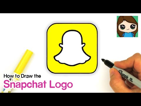 Detail How To Draw The Snapchat Logo Nomer 23