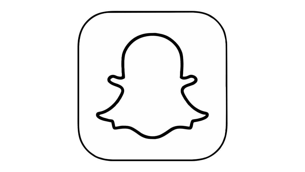 Detail How To Draw The Snapchat Logo Nomer 4