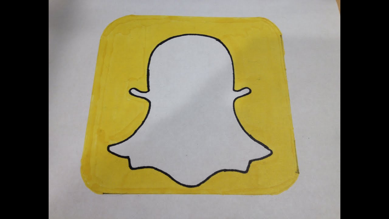 Detail How To Draw The Snapchat Logo Nomer 6