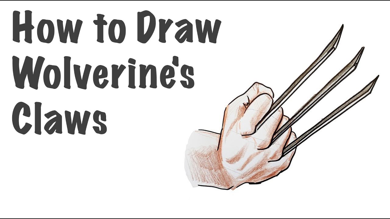 Detail How To Draw Wolverine Claws Nomer 2