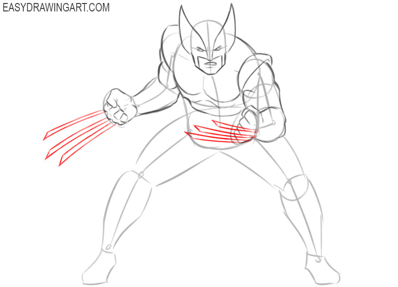 Detail How To Draw Wolverine Claws Nomer 22