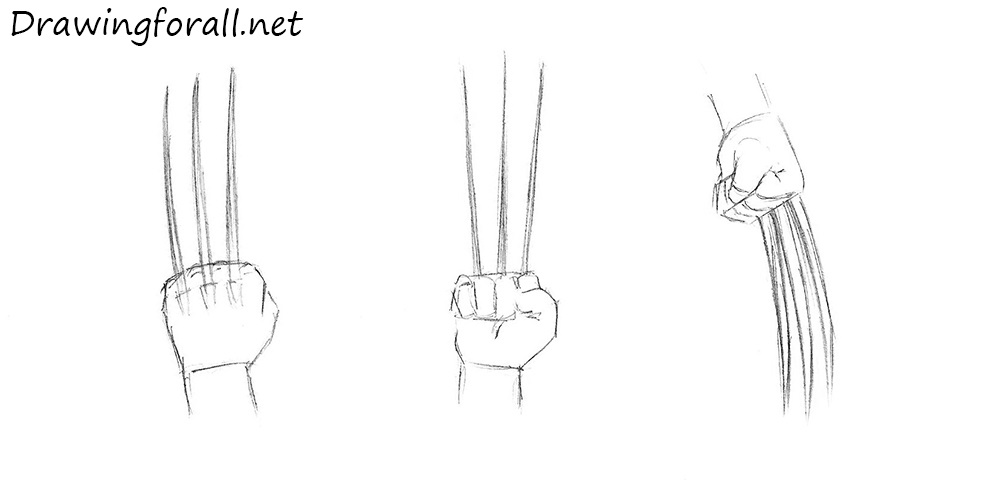 Detail How To Draw Wolverine Claws Nomer 6