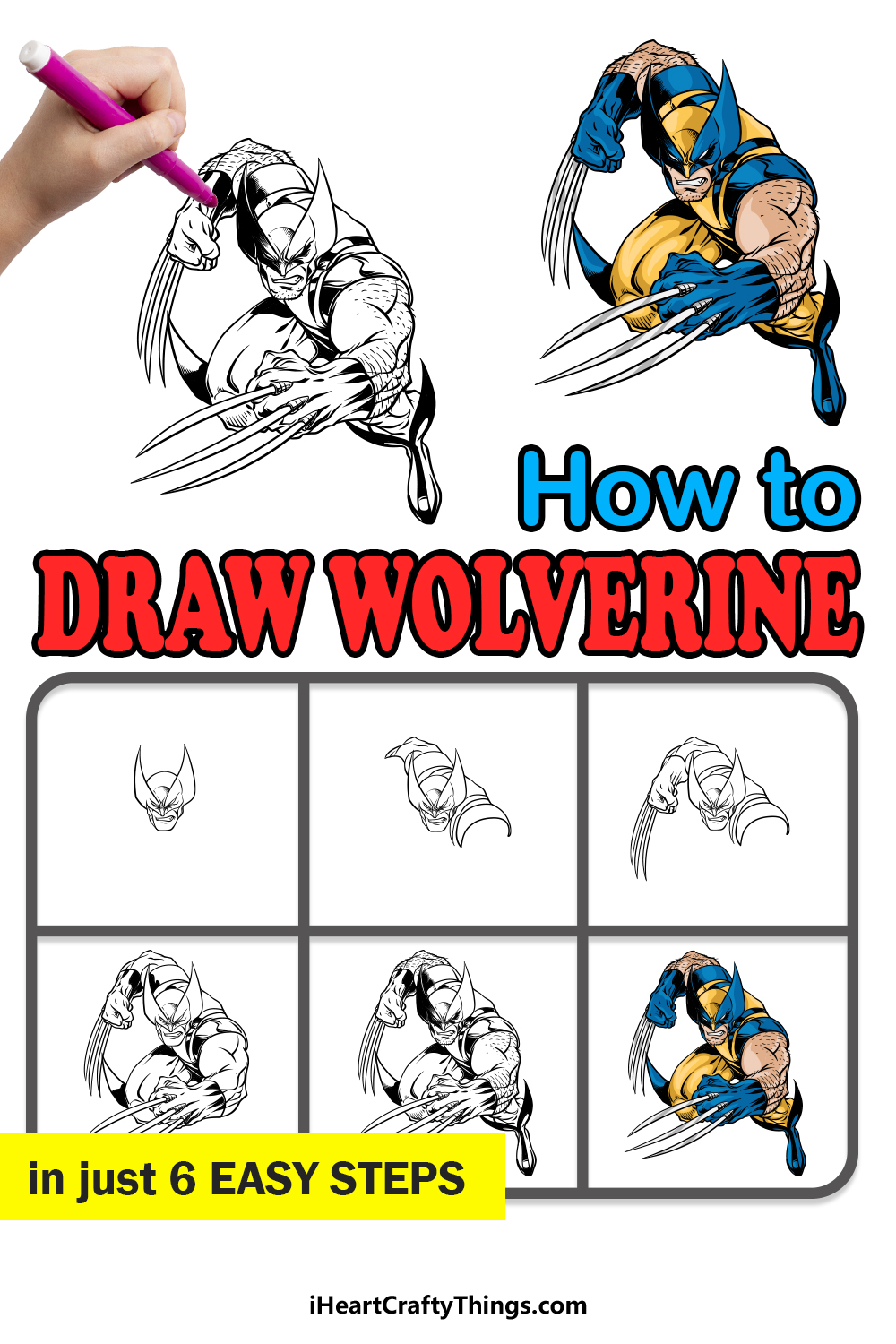 Detail How To Draw Wolverine Claws Nomer 46