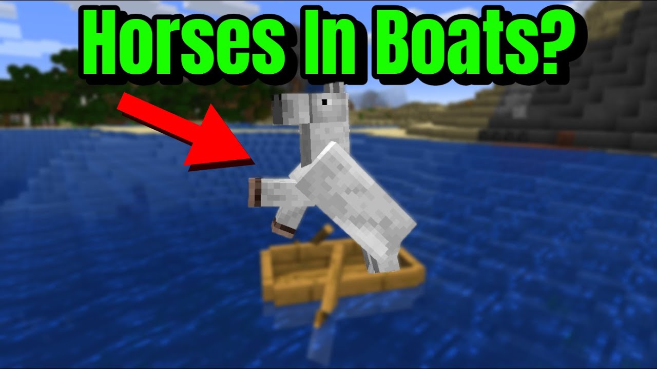 Detail How To Get A Donkey In A Boat Minecraft Nomer 2