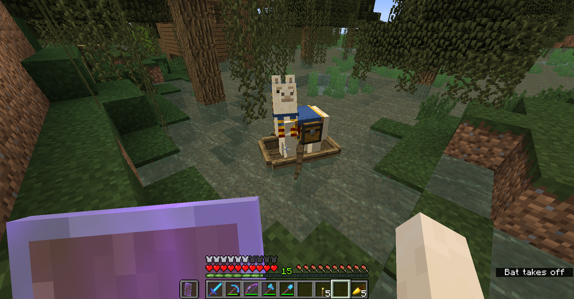 Detail How To Get A Donkey In A Boat Minecraft Nomer 26