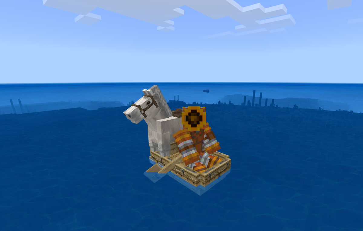 Detail How To Get A Donkey In A Boat Minecraft Nomer 8