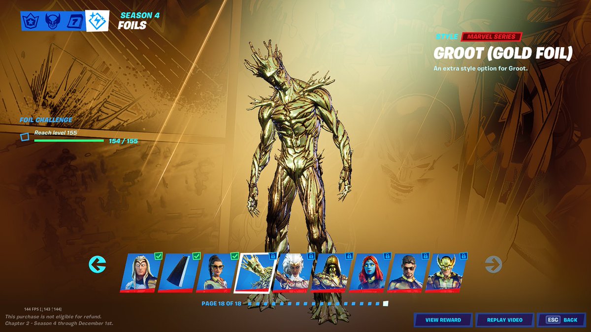 Detail How To Get Gold Groot Fortnite Nomer 28