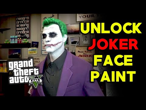 How To Get Joker Face Paint In Gta 5 - KibrisPDR