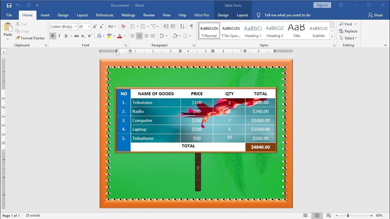 Detail How To Insert Background In Word Nomer 30