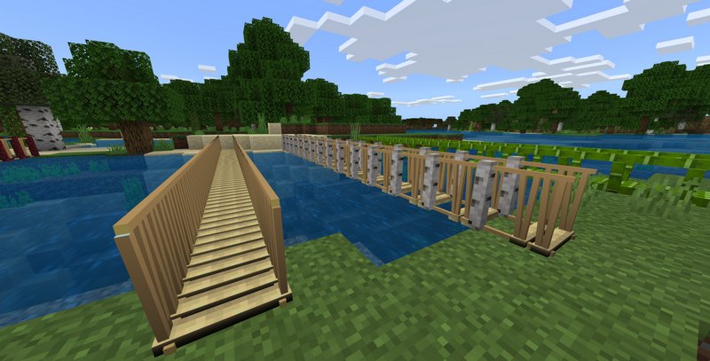 Detail How To Make A Bamboo Bridge In Minecraft Nomer 51