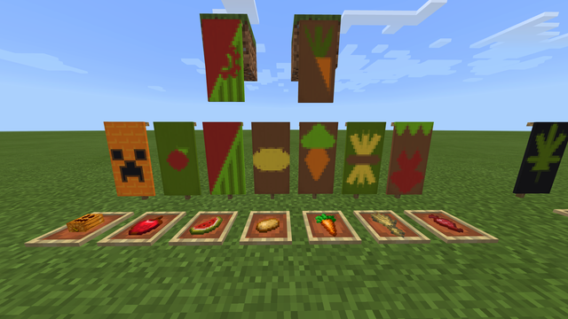 Detail How To Make A Carrot Banner In Minecraft Nomer 16