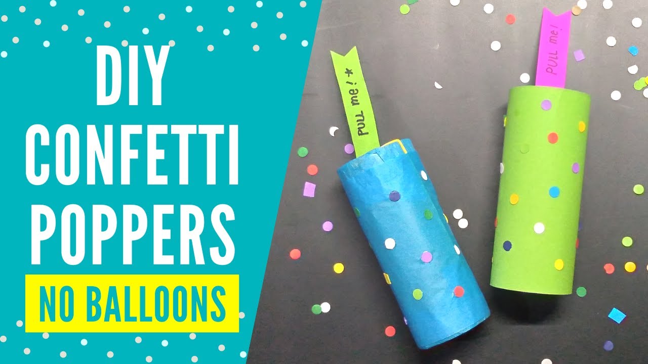 Detail How To Make A Confetti Cannon Without A Balloon Nomer 2