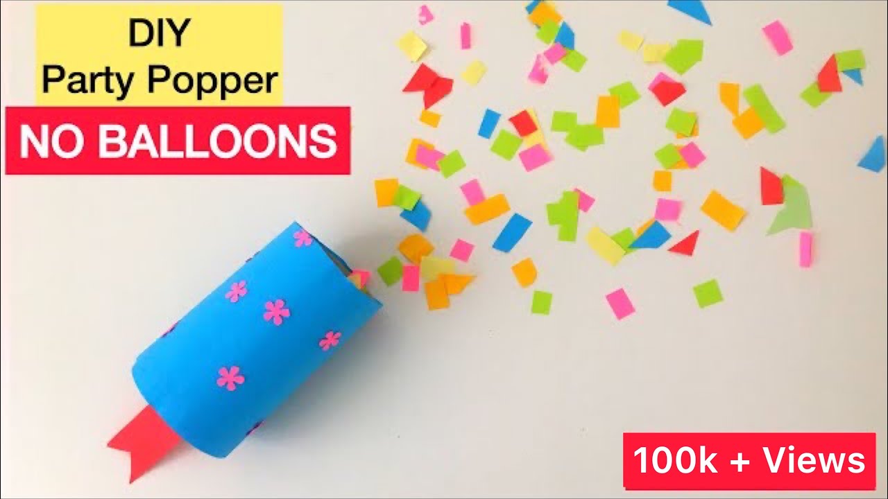 Detail How To Make A Confetti Cannon Without A Balloon Nomer 7