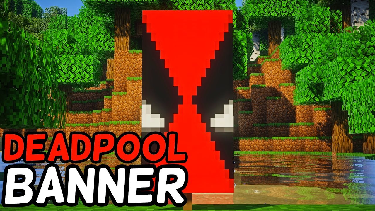 How To Make A Deadpool Banner In Minecraft - KibrisPDR