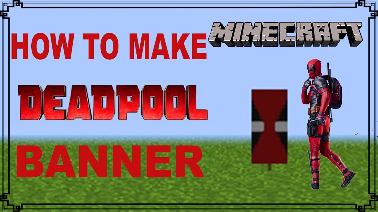 Detail How To Make A Deadpool Banner In Minecraft Nomer 14