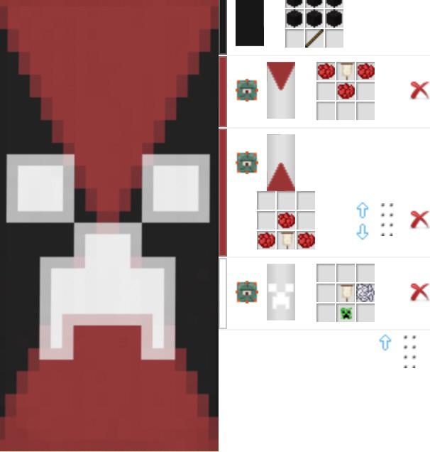 Detail How To Make A Deadpool Banner In Minecraft Nomer 18