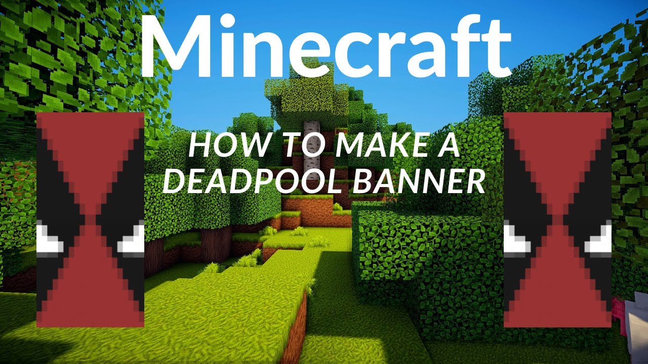 Detail How To Make A Deadpool Banner In Minecraft Nomer 5