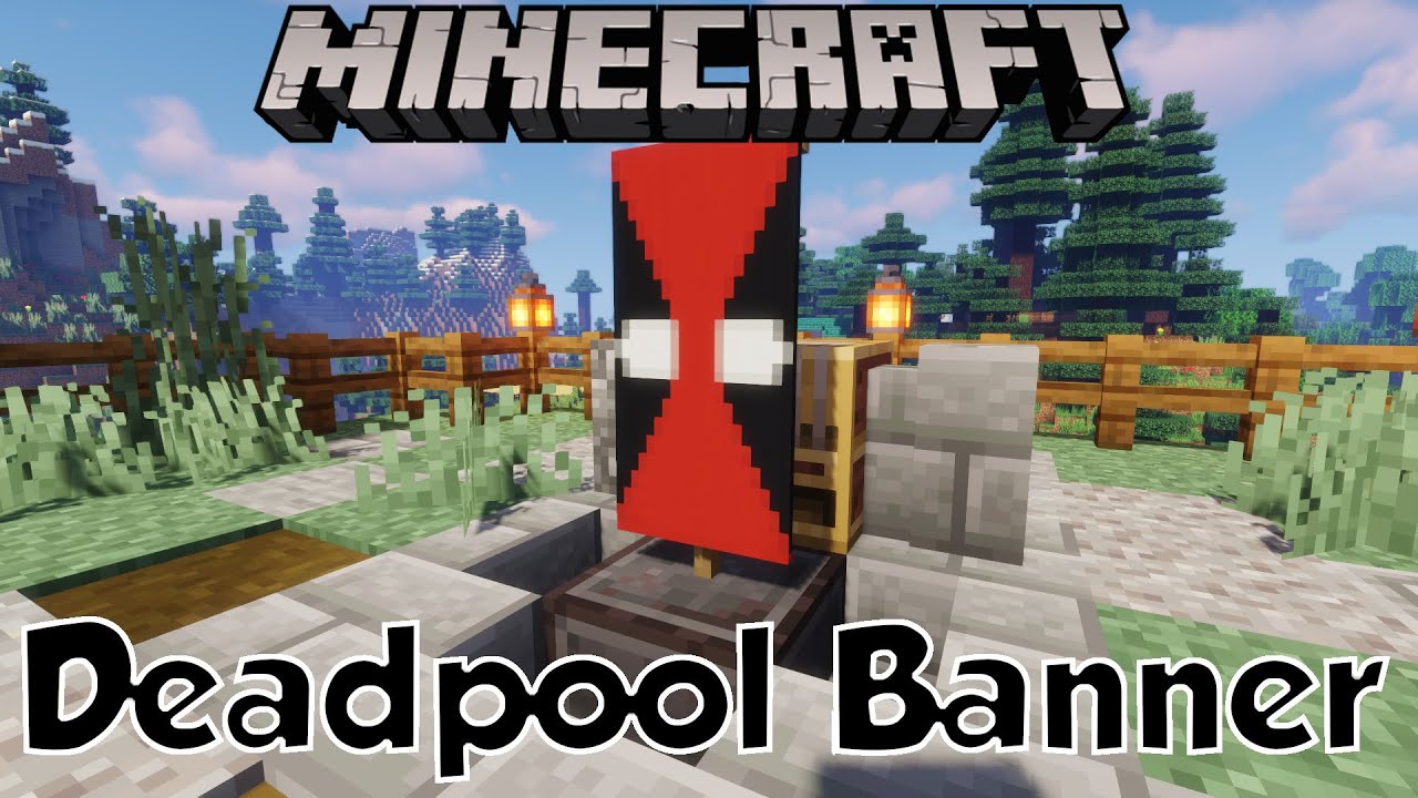 Detail How To Make A Deadpool Banner In Minecraft Nomer 7