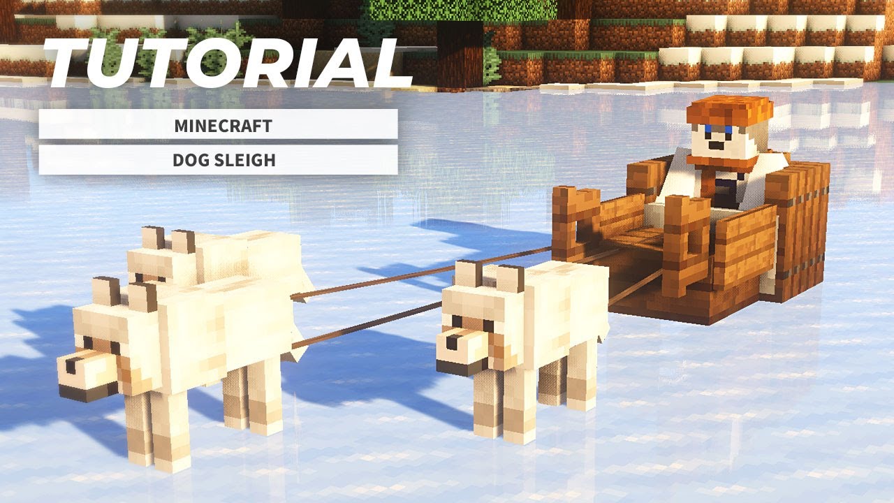 Detail How To Make A Dog Sled In Minecraft Nomer 23