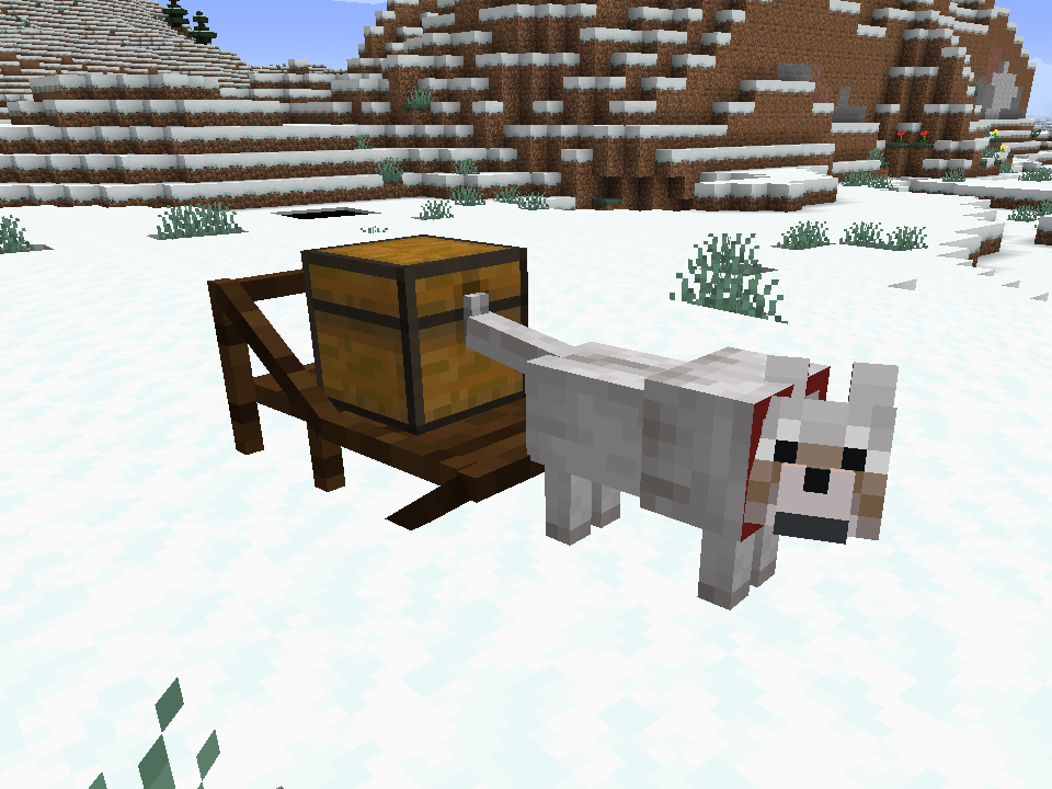 Detail How To Make A Dog Sled In Minecraft Nomer 9
