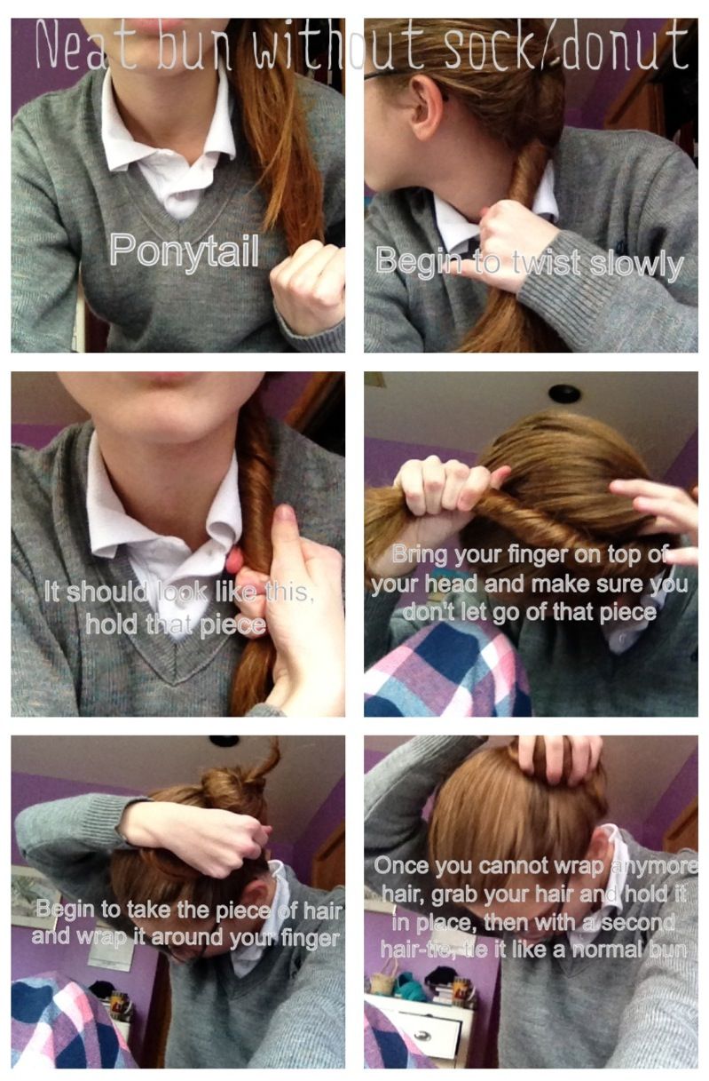 Detail How To Make A Donut Bun Without A Sock Nomer 3
