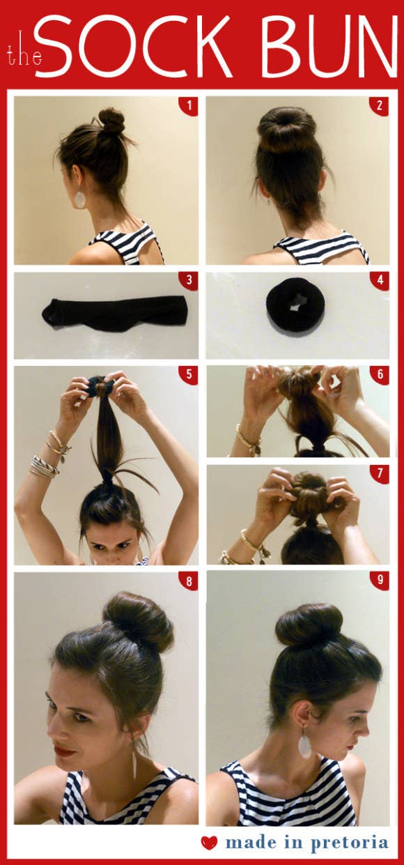 Detail How To Make A Donut Bun Without A Sock Nomer 36