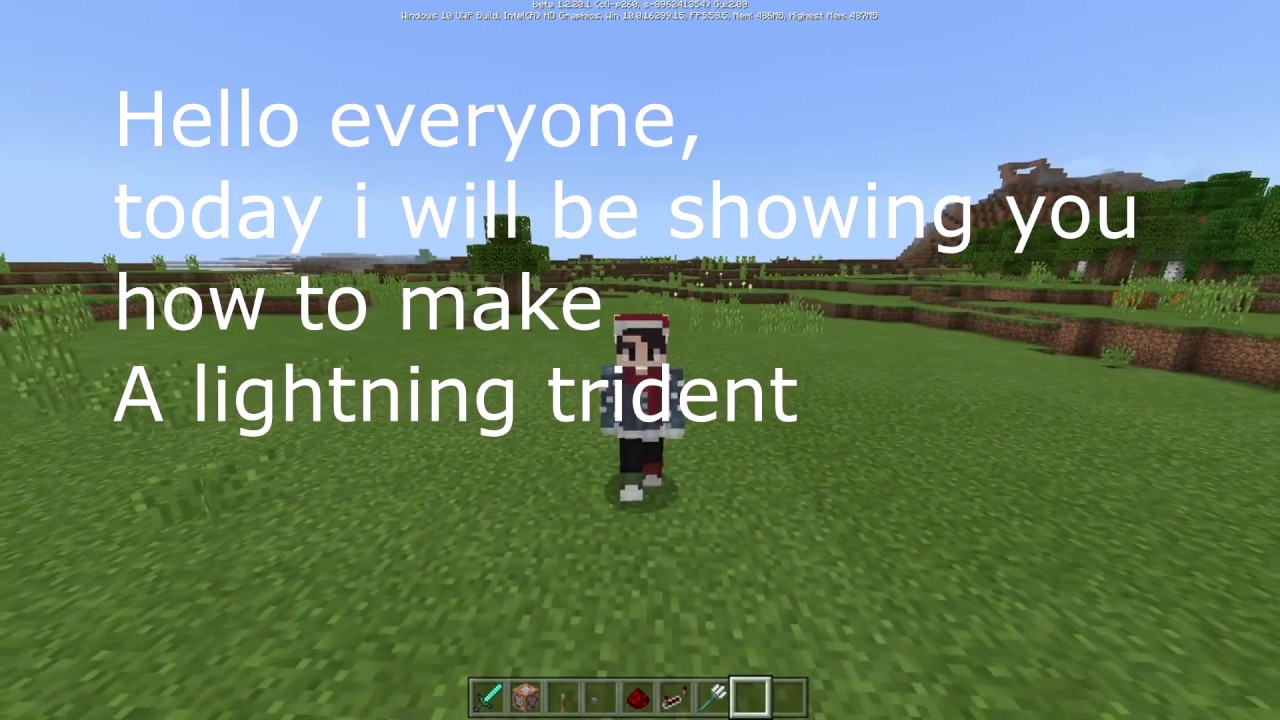 Detail How To Make A Lightning Trident In Minecraft Nomer 11