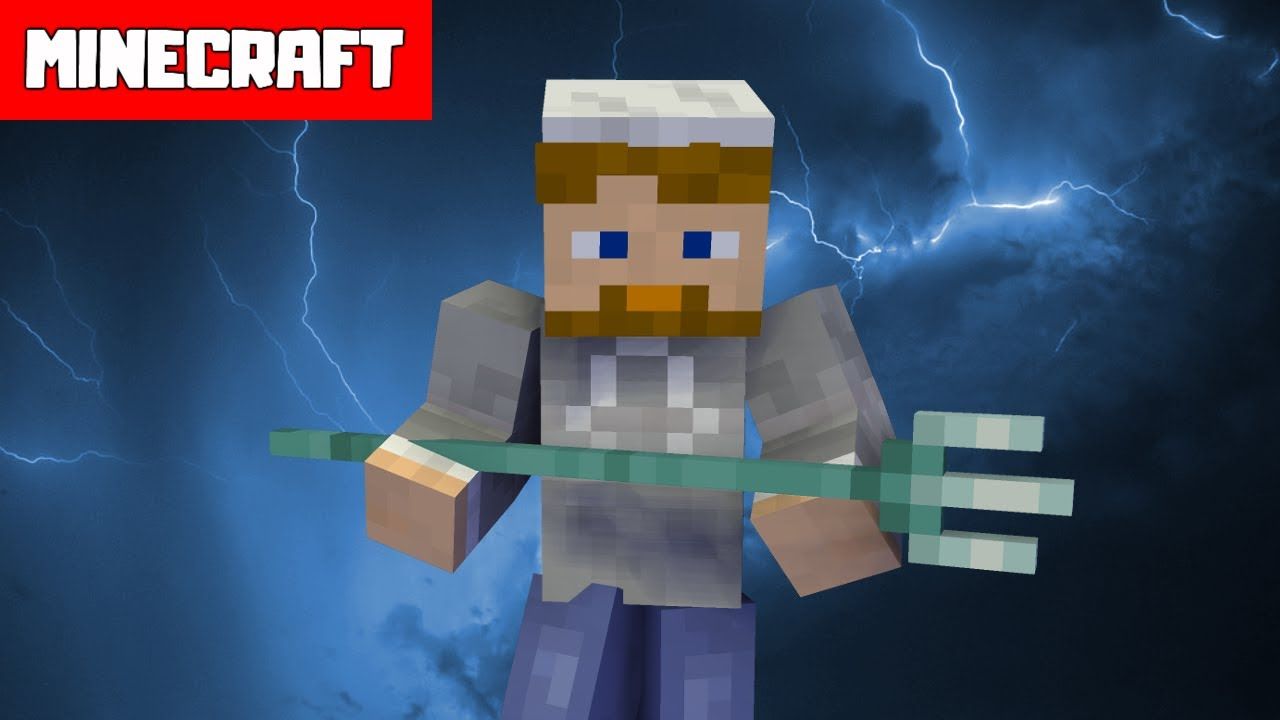 Detail How To Make A Lightning Trident In Minecraft Nomer 21