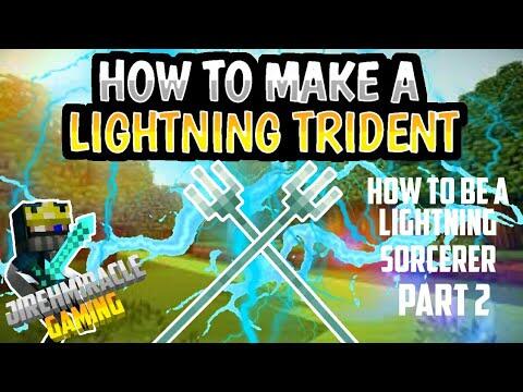 Detail How To Make A Lightning Trident In Minecraft Nomer 40