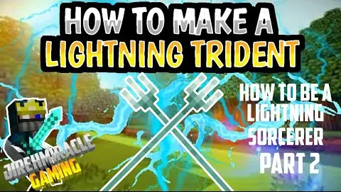 Detail How To Make A Lightning Trident In Minecraft Nomer 56