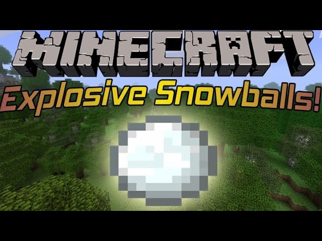 Detail How To Make A Snowball Explode In Minecraft Nomer 2