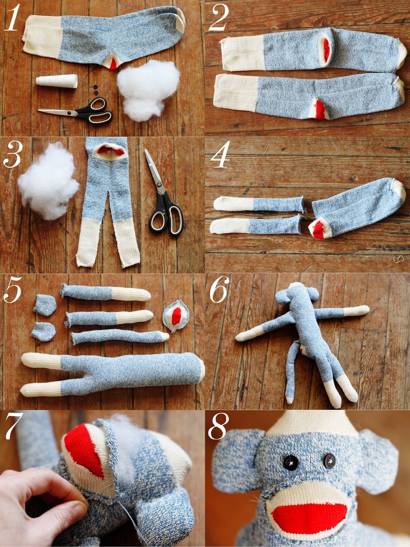 How To Make A Sock Monkey Without Sewing - KibrisPDR