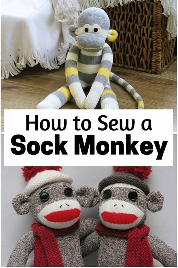 Detail How To Make A Sock Monkey Without Sewing Nomer 18