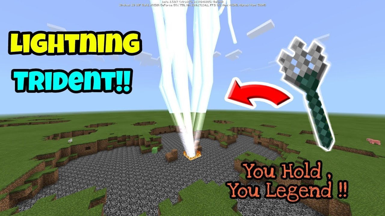 How To Make A Thunder Trident In Minecraft - KibrisPDR