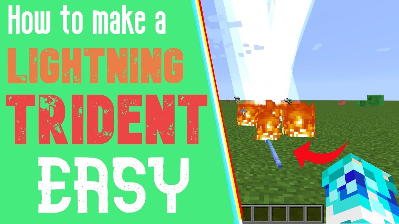 Detail How To Make A Thunder Trident In Minecraft Nomer 19